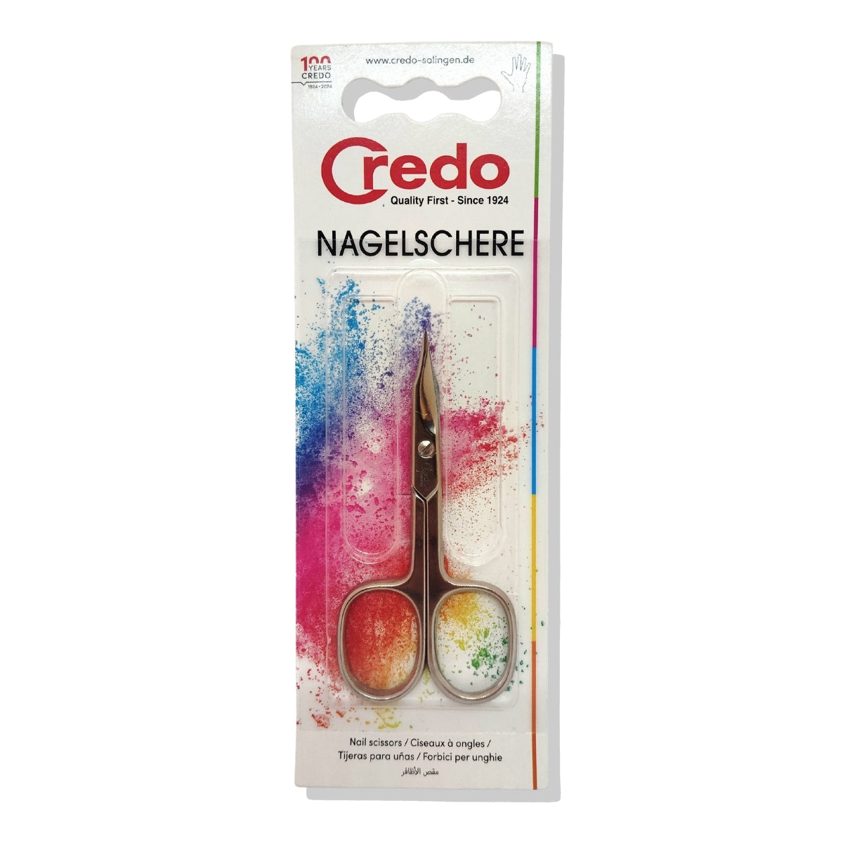 Tijera Curva Corta Uñas Y Cutículas Credo