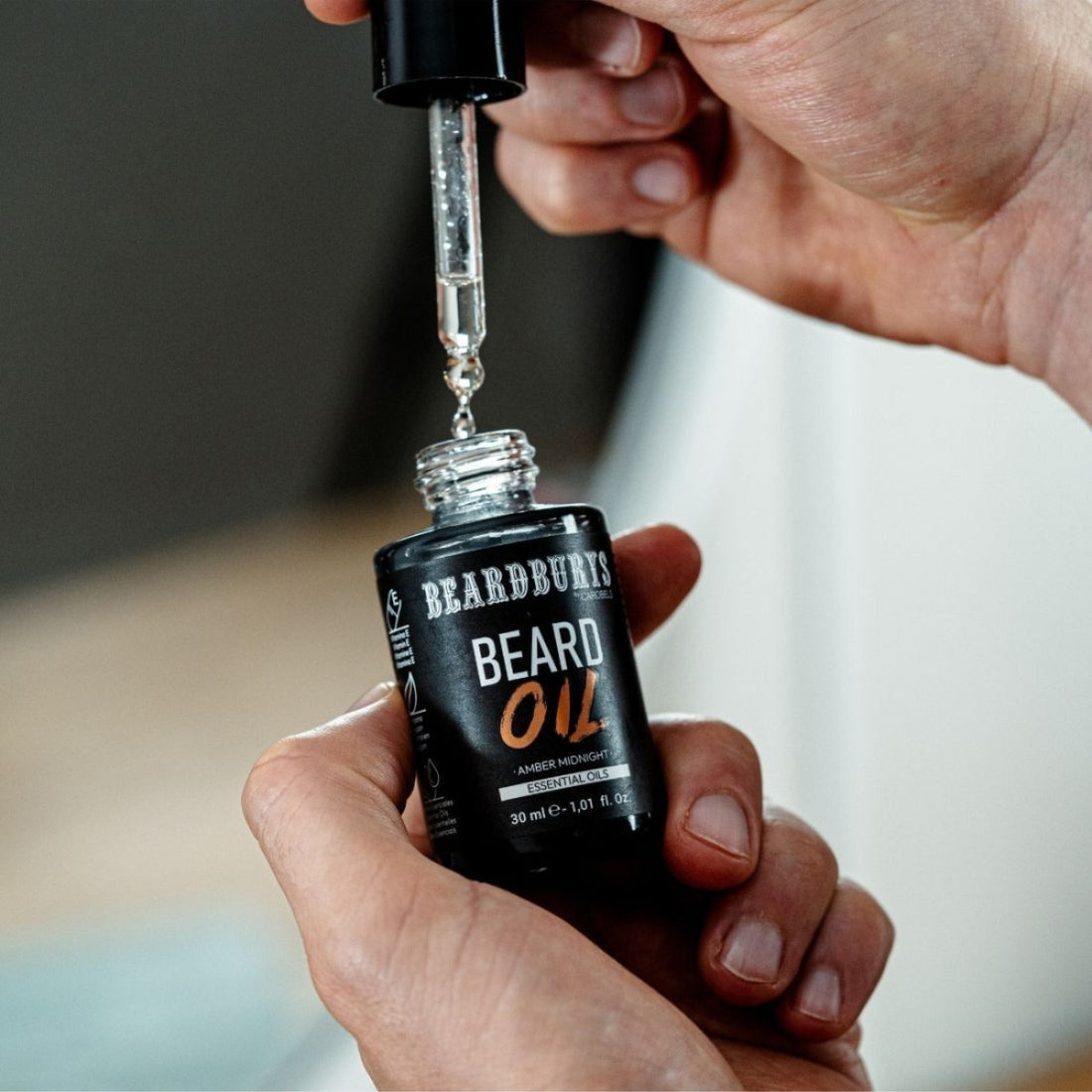 Óleo Barba Amber Midnight Beardburys