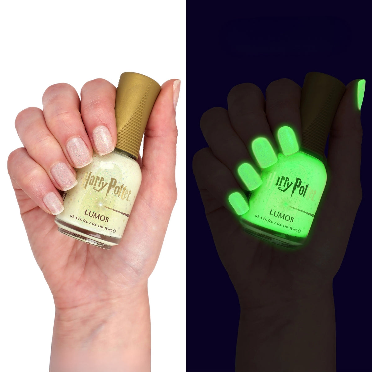 Esmalte Tradicional Topper Brilla En La Oscuridad Harry Potter Lumos 18ml Orly