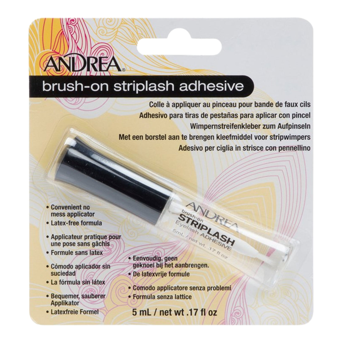 Pegamento Pestañas Postizas Cortina Con Pincel Andrea