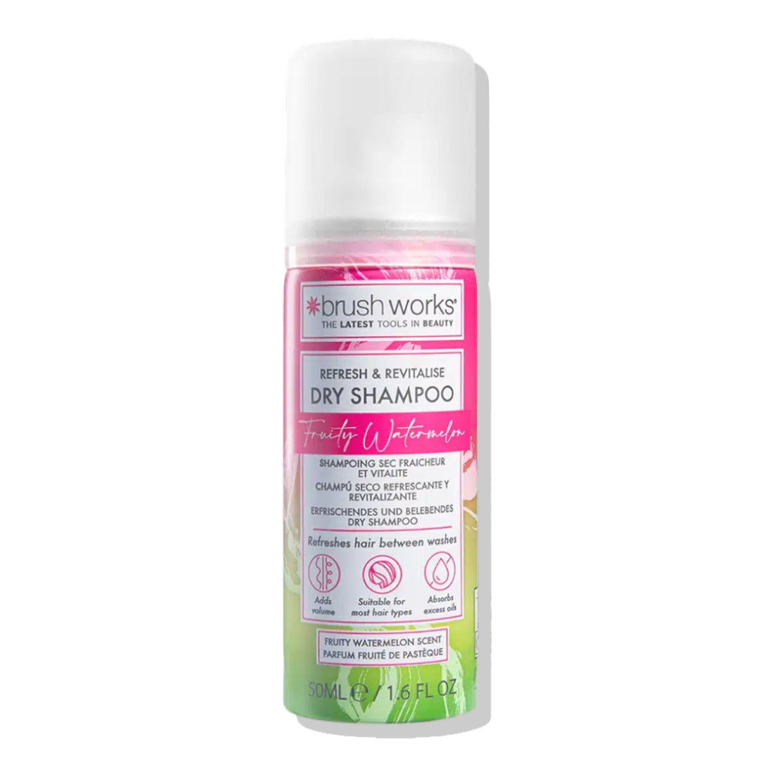 Shampoo Seco Refrescante y Revitalizante Sandia Brushworks