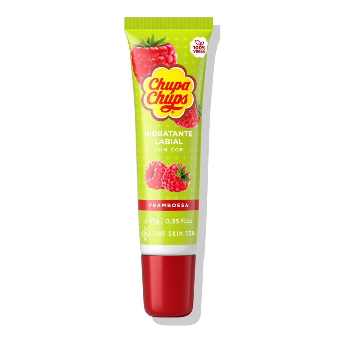 Bálsamo Labial Hidratante Frambuesa Chupa Chups