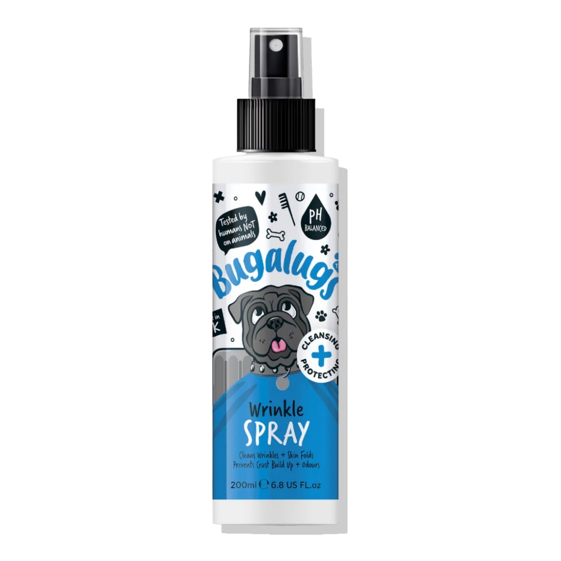 Spray Mascotas Antibacteriano Pliegues y Arrugas Wrinkle Bugalugs