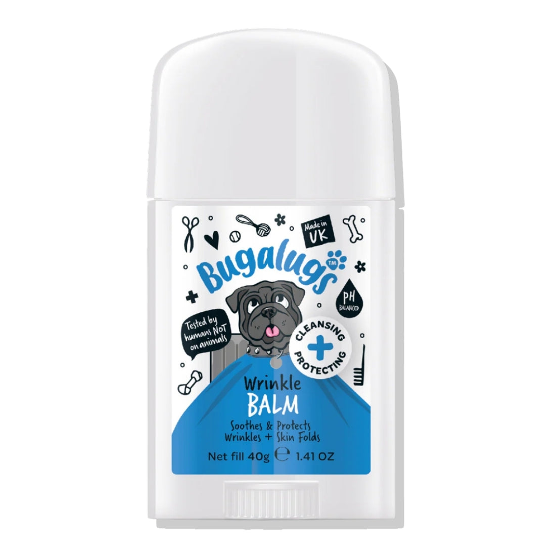 Bálsamo Mascotas Antibacteriano Pliegues y Arrugas Wrinkle Bugalugs