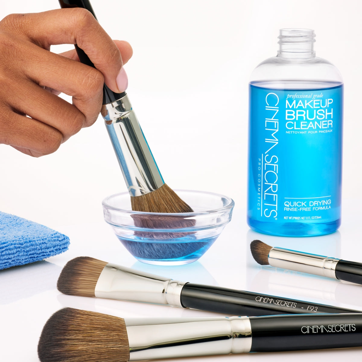 Kit Limpiador Brochas De Maquillaje Cinema Secrets