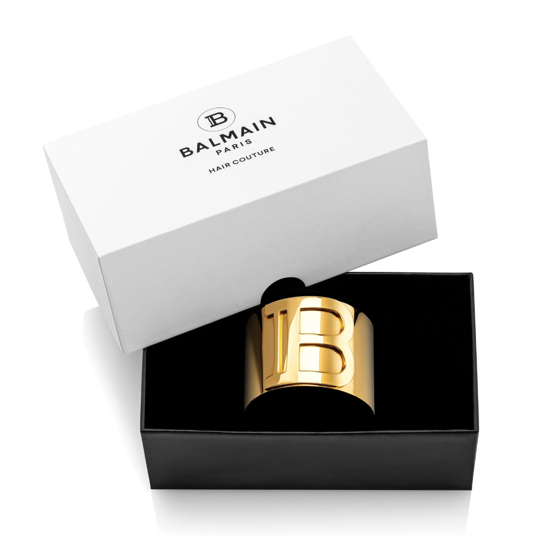 Barrette Dorado Isotipo Balmain