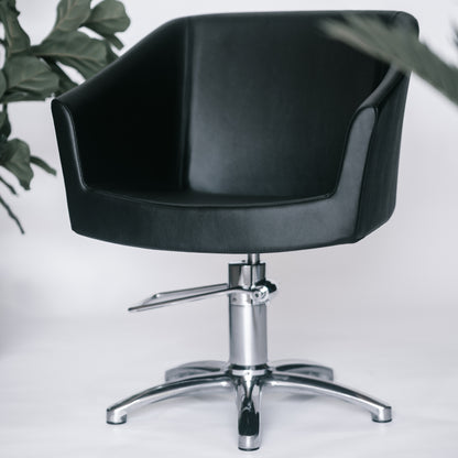 Sillon Gala Negro Base Star Maletti