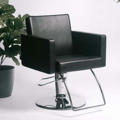 Sillon Rialto Negro Base Ronde Maletti