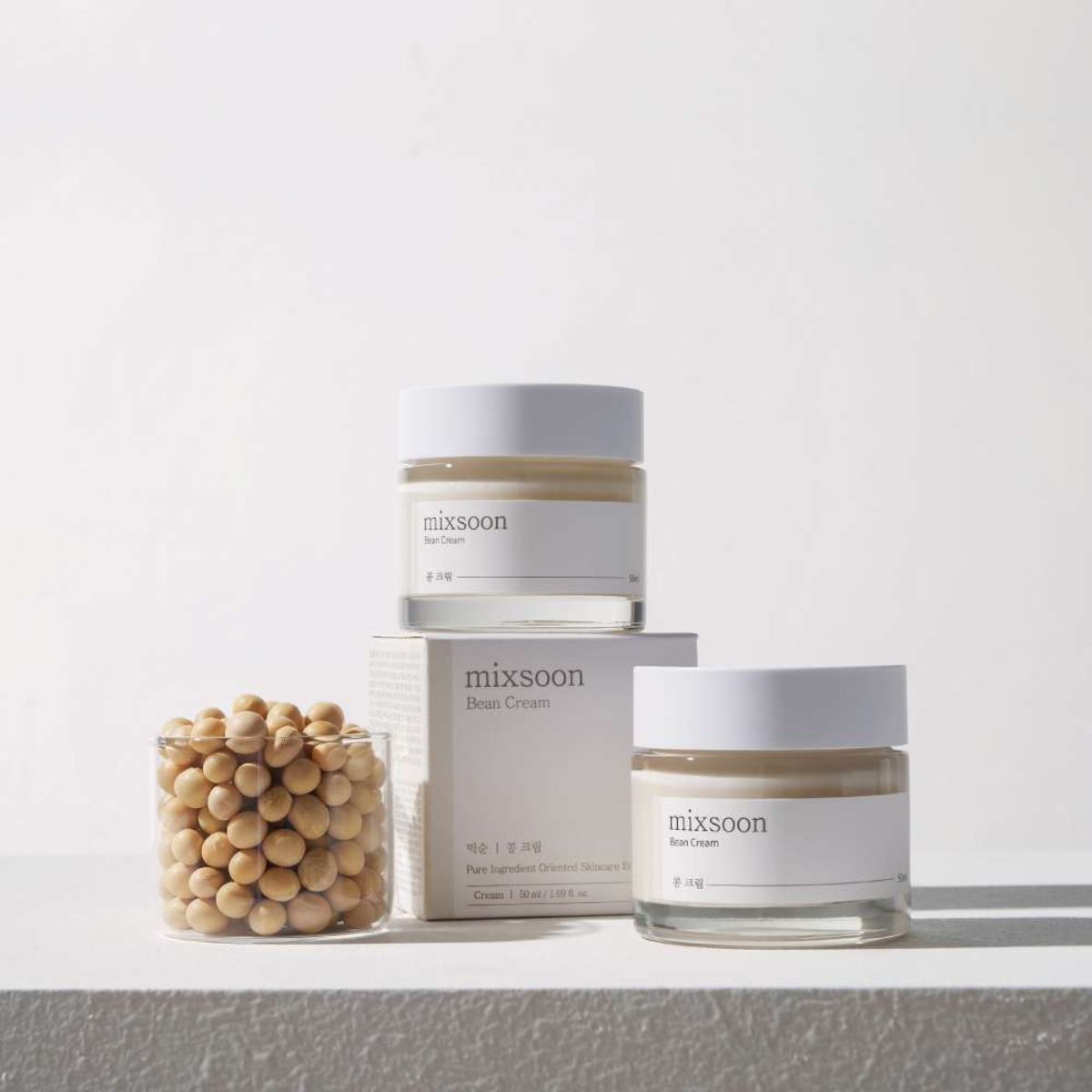 Crema Facial Hidratante Reparadora Bean Cream Mixsoon