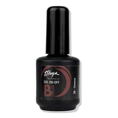 Esmalte Semipermanente Sin Tpo Bcolor Gel On Off 14ml Thuya