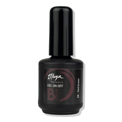 Esmalte Semipermanente Sin Tpo Bcolor Gel On Off 14ml Thuya