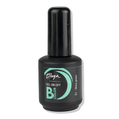 Esmalte Semipermanente Sin Tpo Bcolor Gel On Off 14ml Thuya