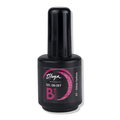 Esmalte Semipermanente Sin Tpo Bcolor Gel On Off 14ml Thuya