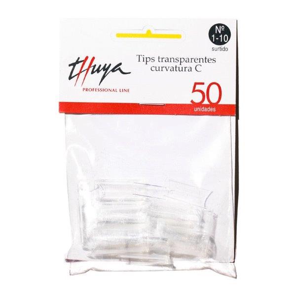 Tips Transparentes 50 Unidades Thuya